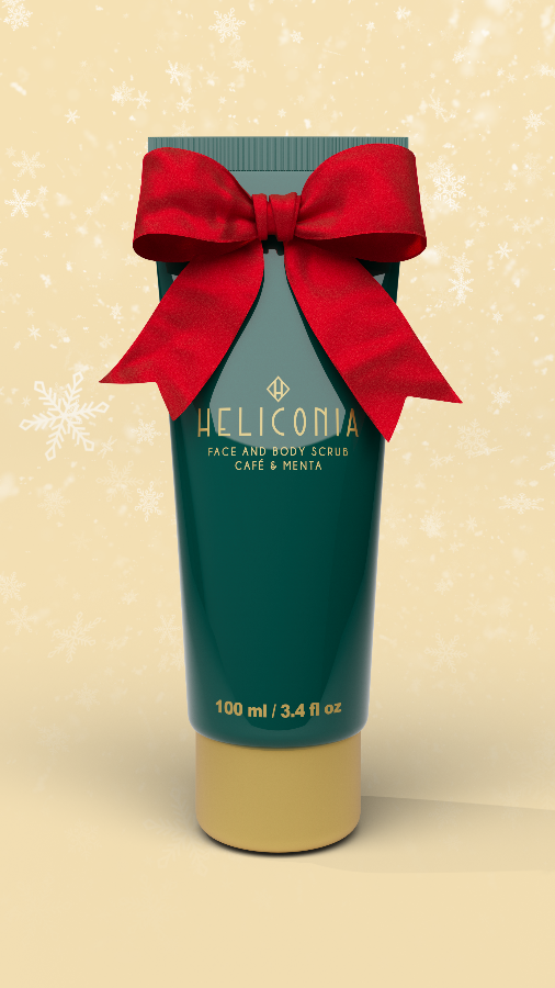 HELICONIA FACE & BODY SCRUB CAFÉ & MENTA